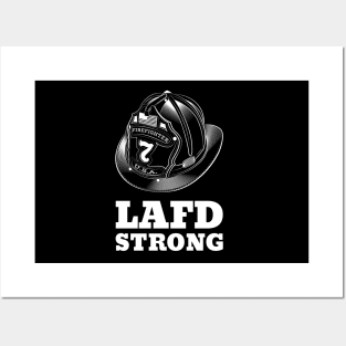 LAFD Strong Los Angeles Fire Department Posters and Art